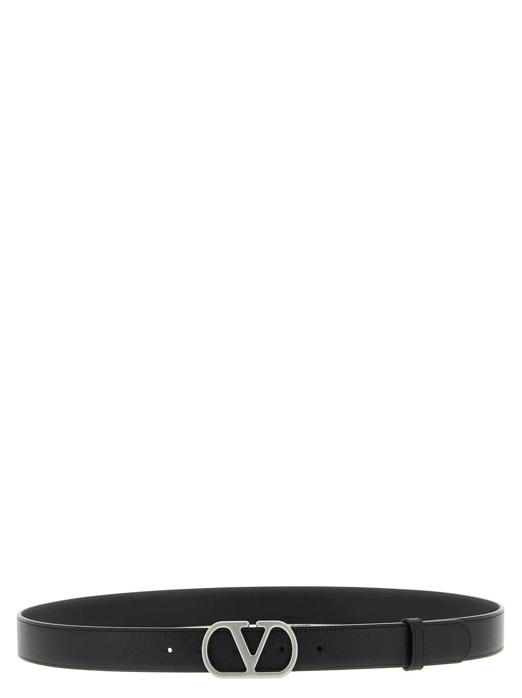 Valentino Garavani Black Calfskin Regular Belt