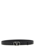 Valentino Garavani Black Calfskin Regular Belt