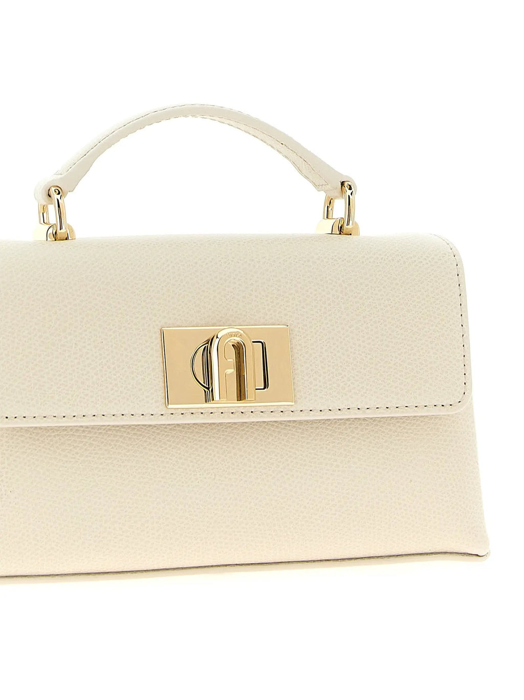 Furla White Leather Crossbody Bag