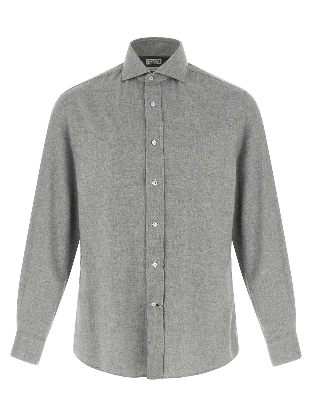 Brunello Cucinelli Gray Cotton Blouse