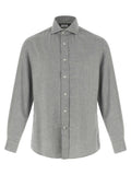 Brunello Cucinelli Gray Cotton Blouse