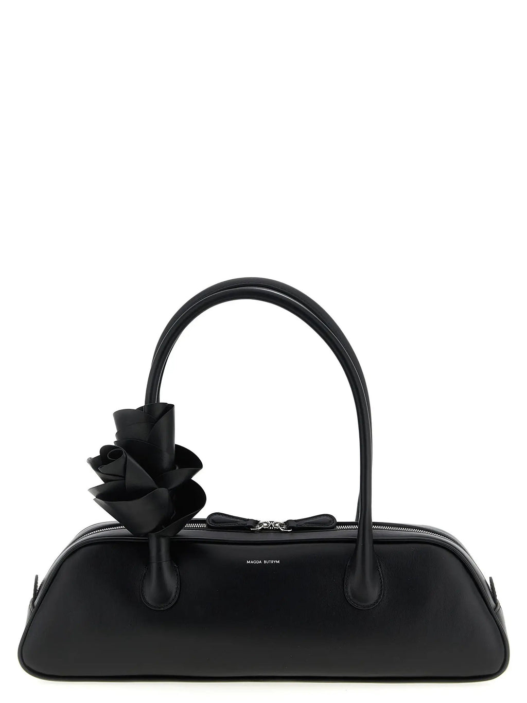 Magda Butrym Black Calfskin Shoulder Bag