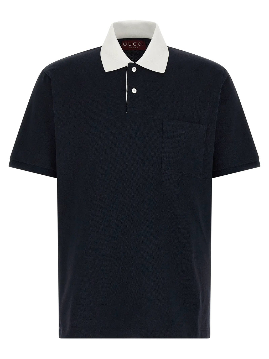 Gucci Blue Cotton Polo Shirt