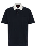 Gucci Blue Cotton Polo Shirt