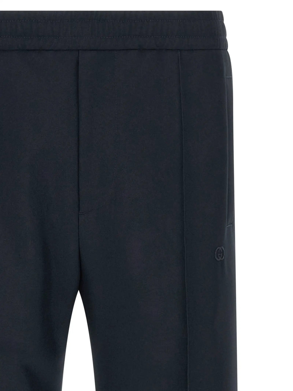 Pantalon décontracté Gucci en polyester bleu