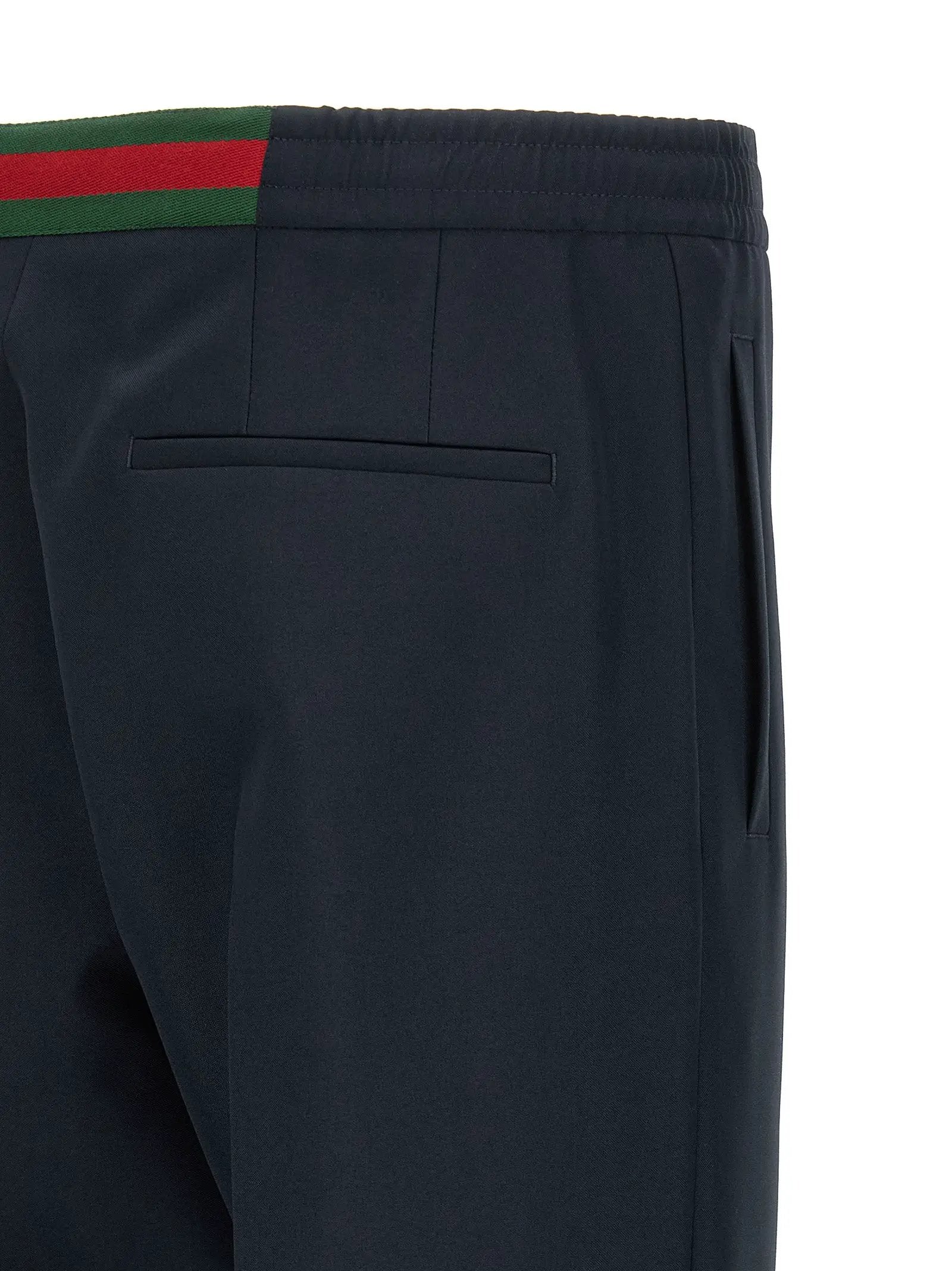 Pantalon décontracté Gucci en polyester bleu