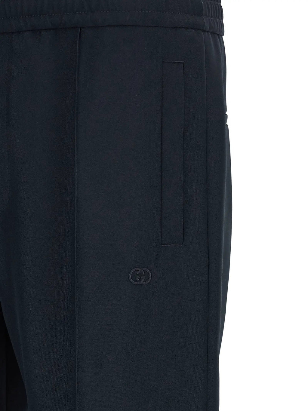 Pantalon décontracté Gucci en polyester bleu