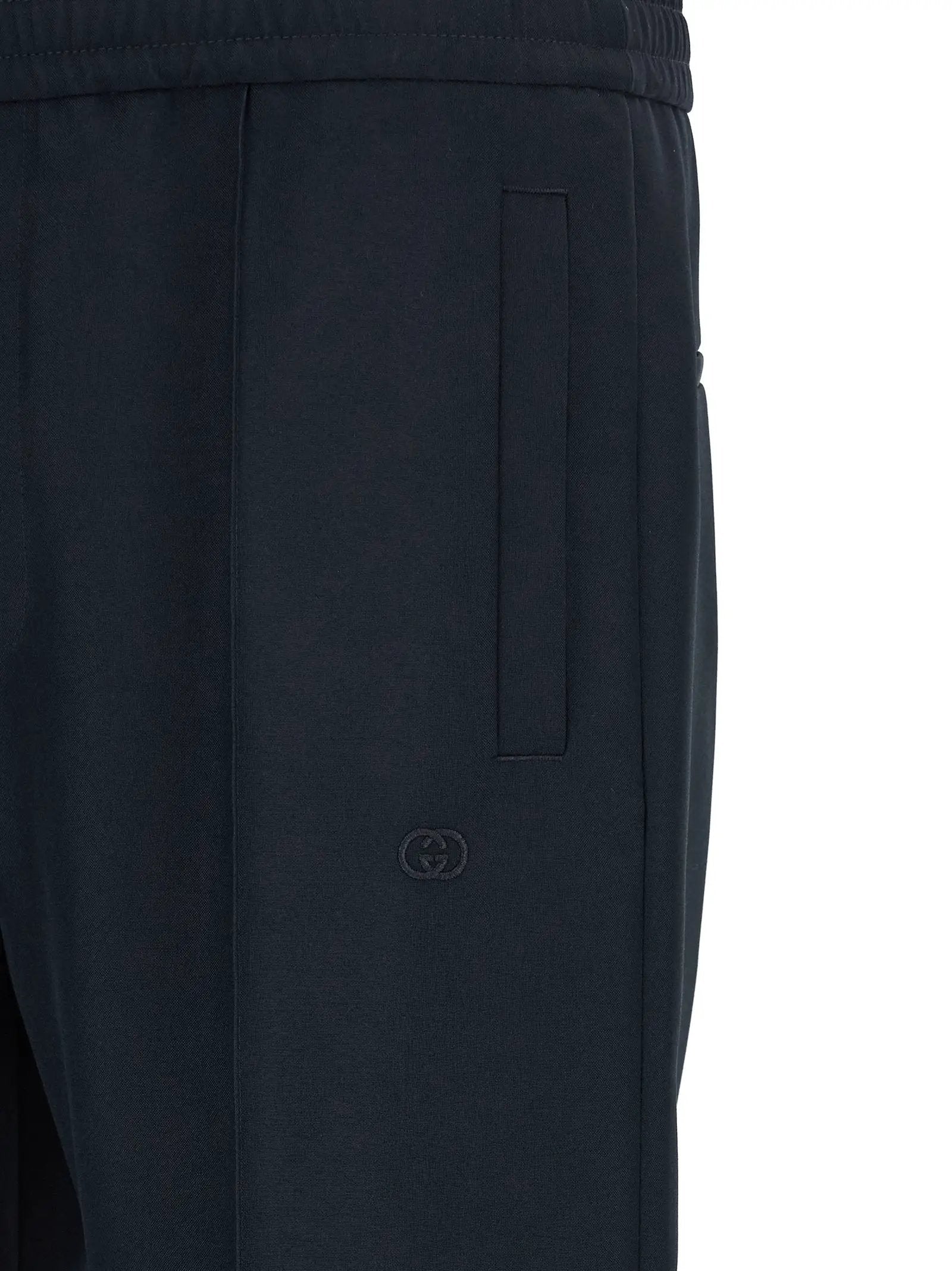 Pantalon décontracté Gucci en polyester bleu