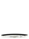 Gucci Silver Calfskin Thin Belt