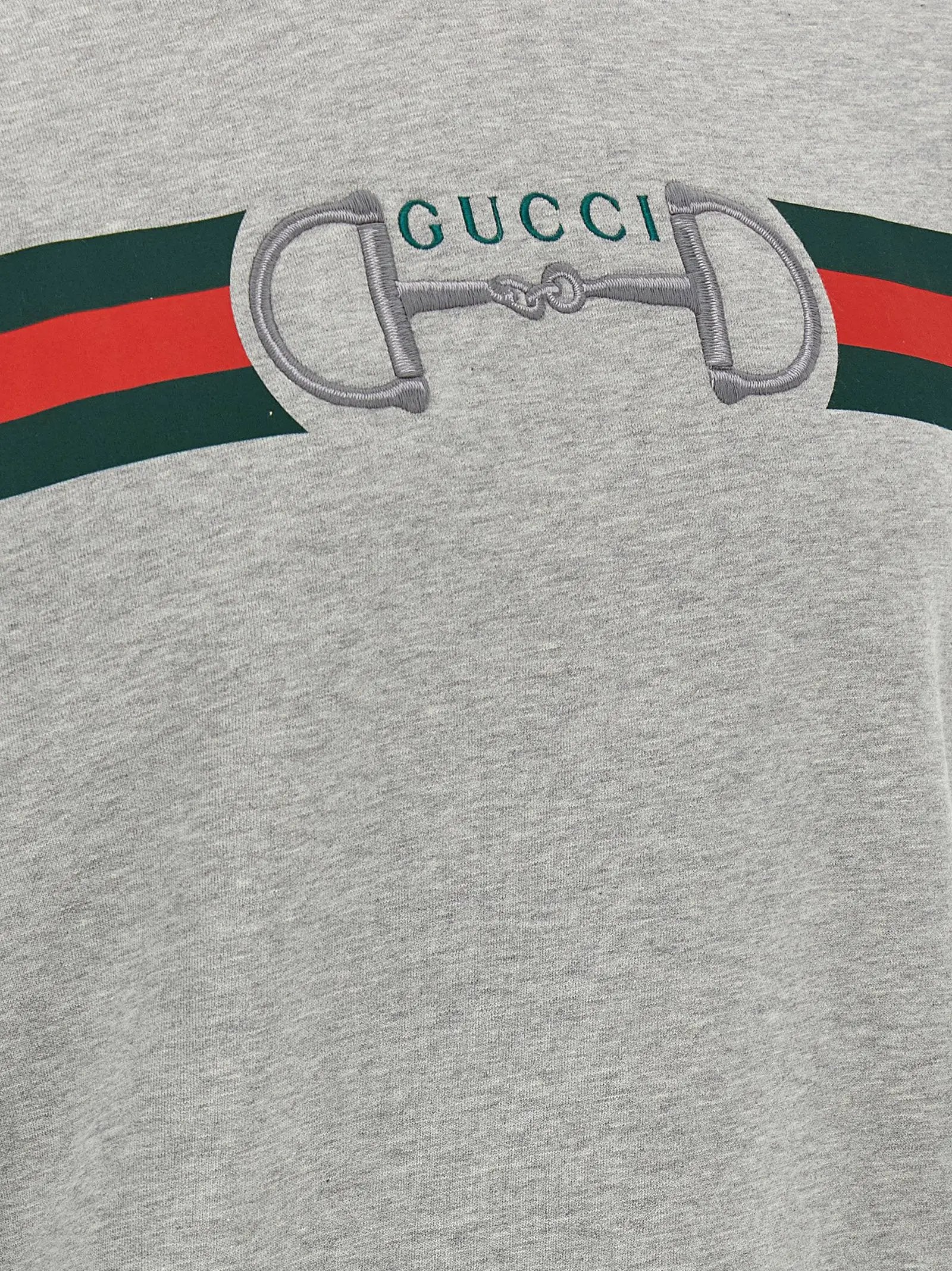 Sweat-shirt Gucci en coton gris