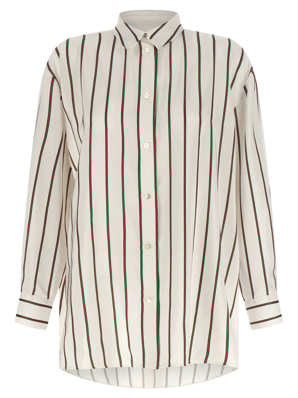 Gucci White Silk Blouse