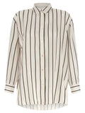 Gucci White Silk Blouse