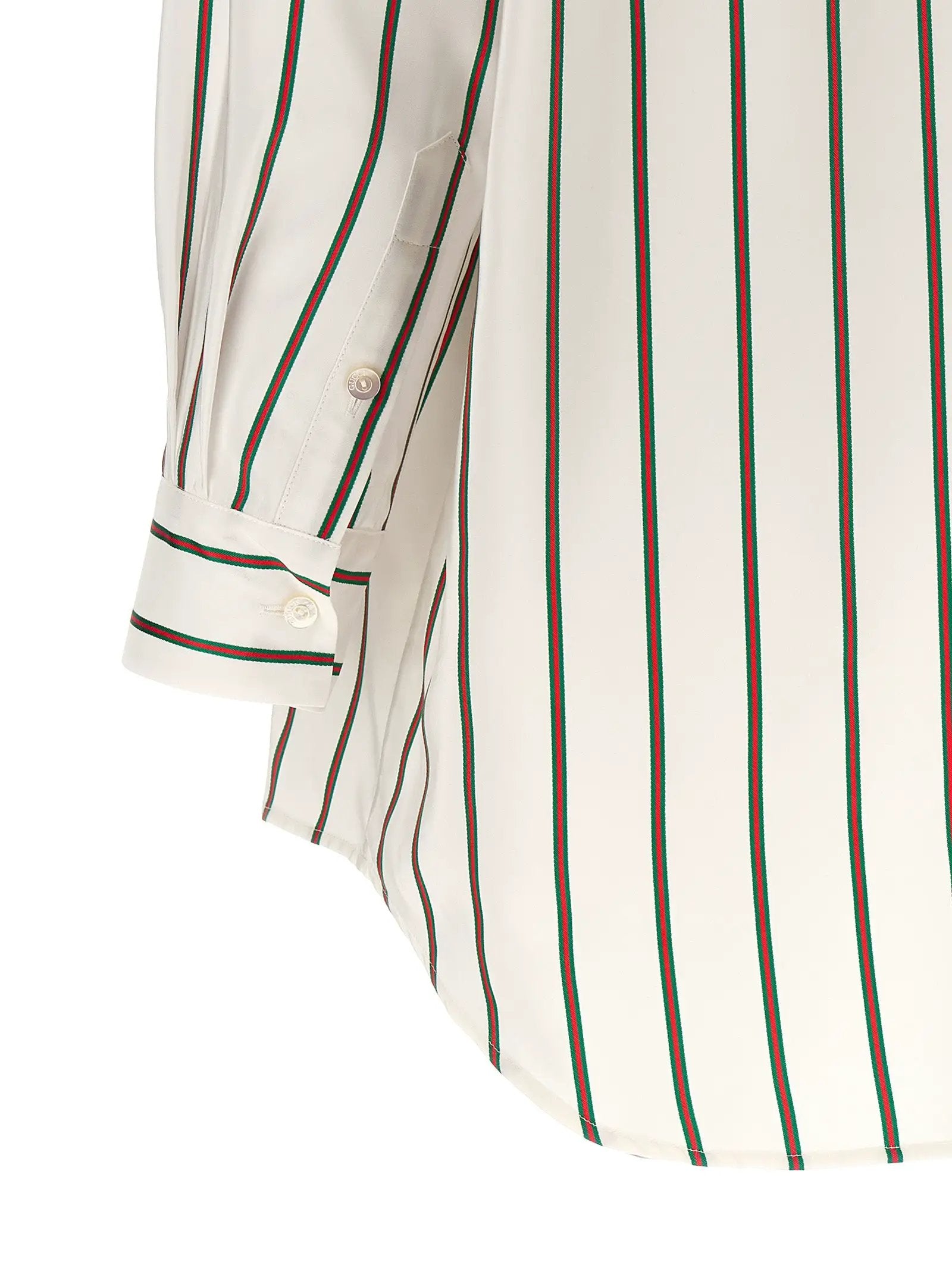 Gucci White Silk Blouse