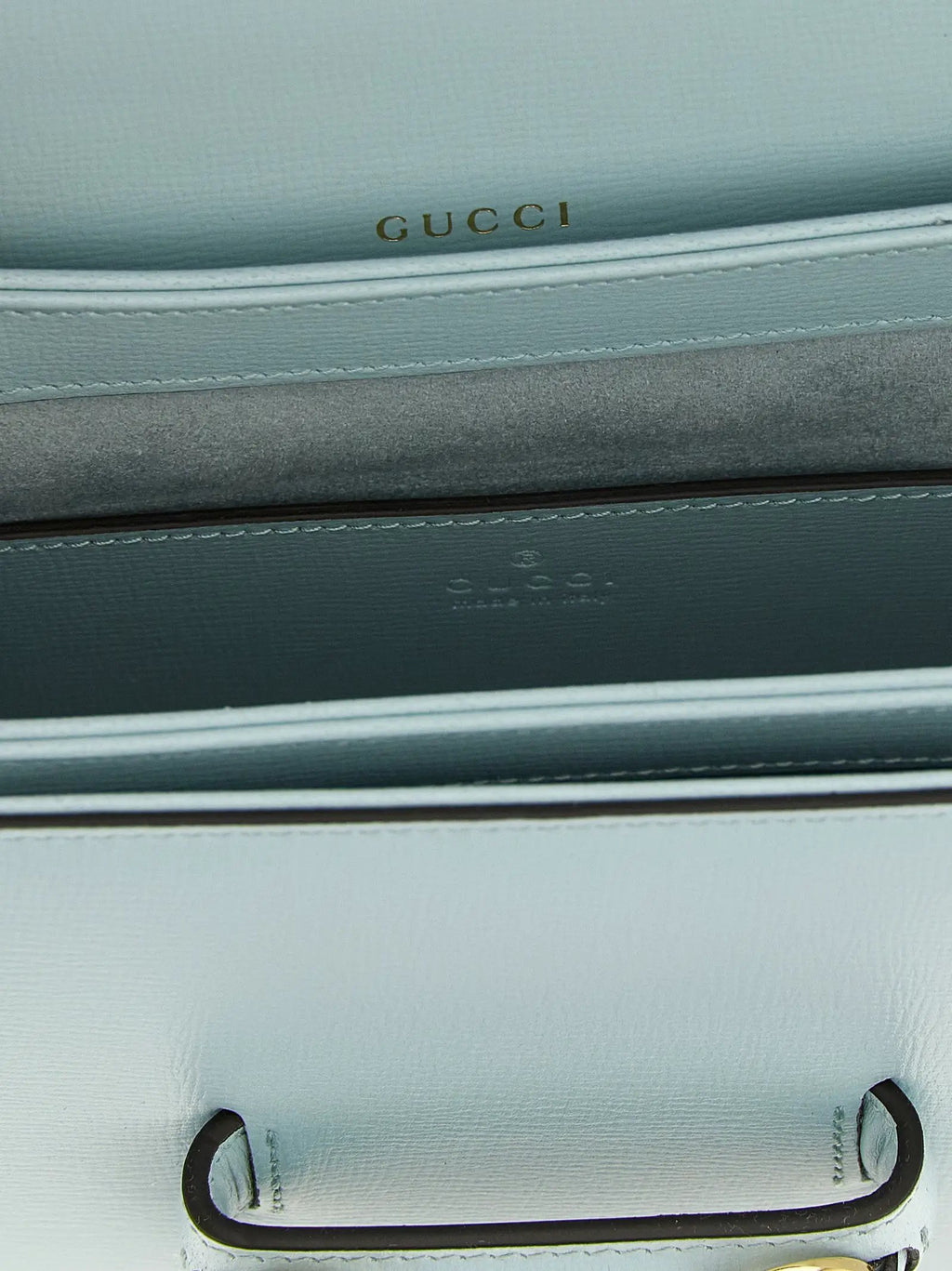 Gucci Blue Calfskin Shoulder Bag