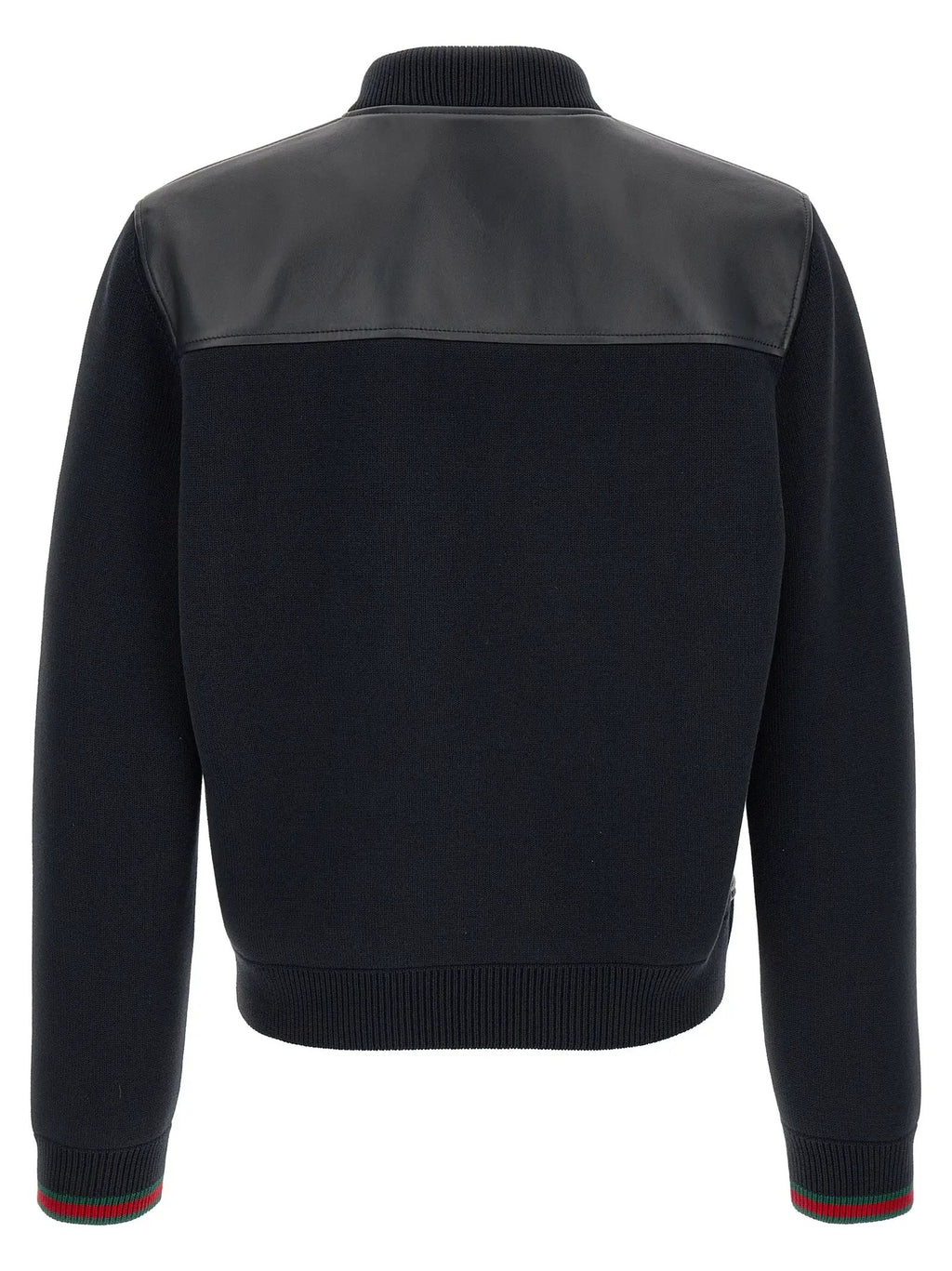 Gucci Blue Lamb Leather Leather Jacket