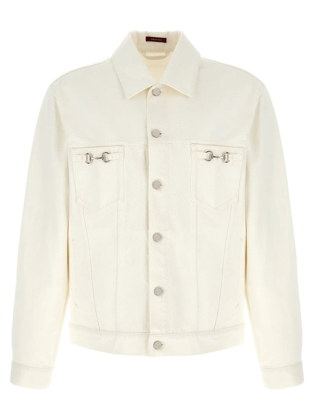 Gucci White Cotton Denim Jacket