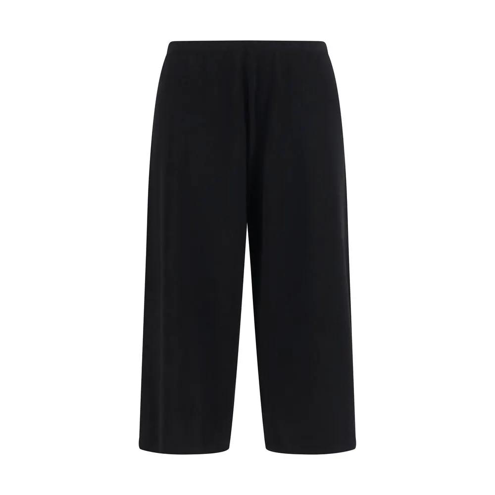 The Row Black Cotton Casual Pants