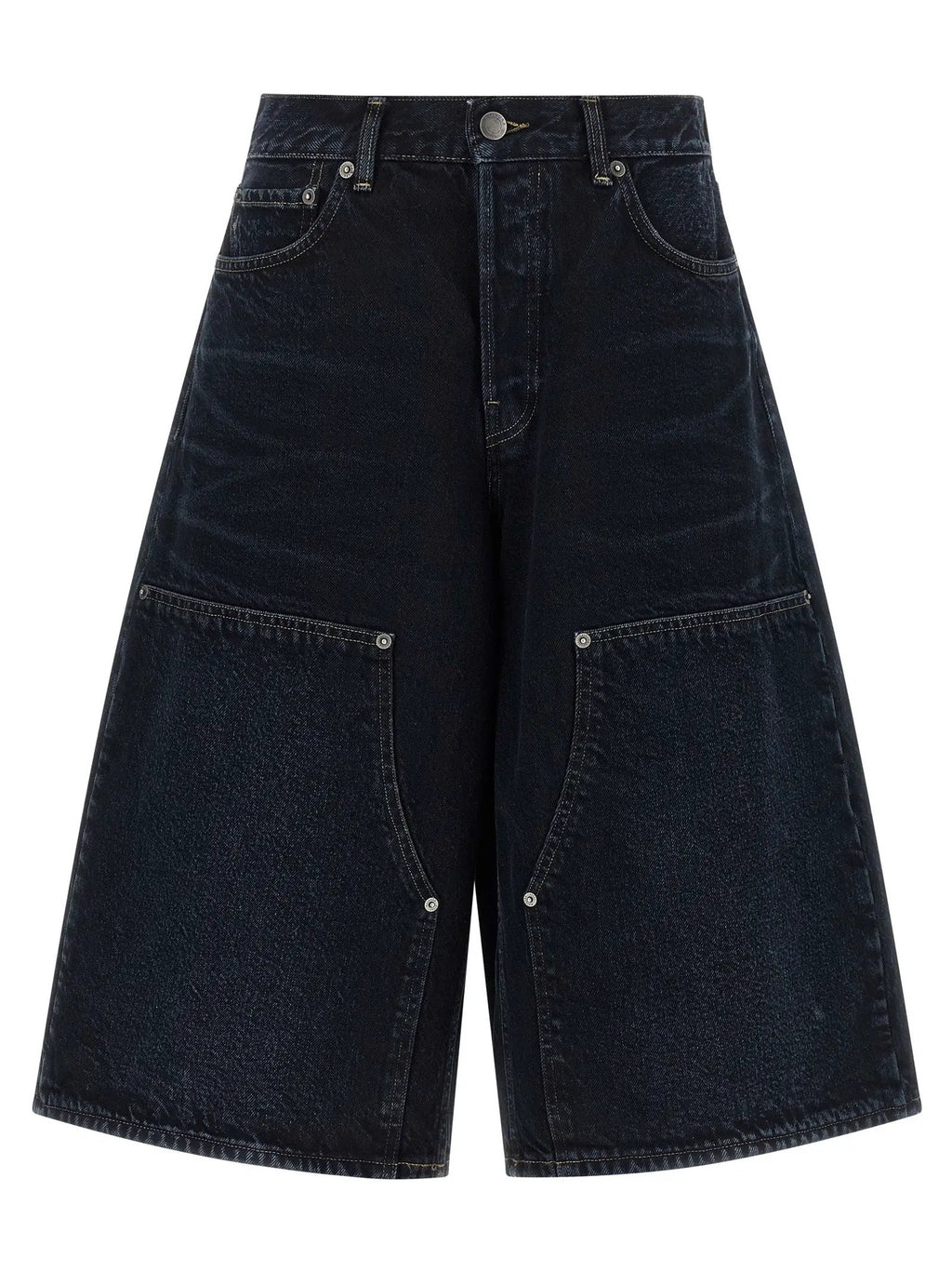 Bermuda en coton bleu Haikure