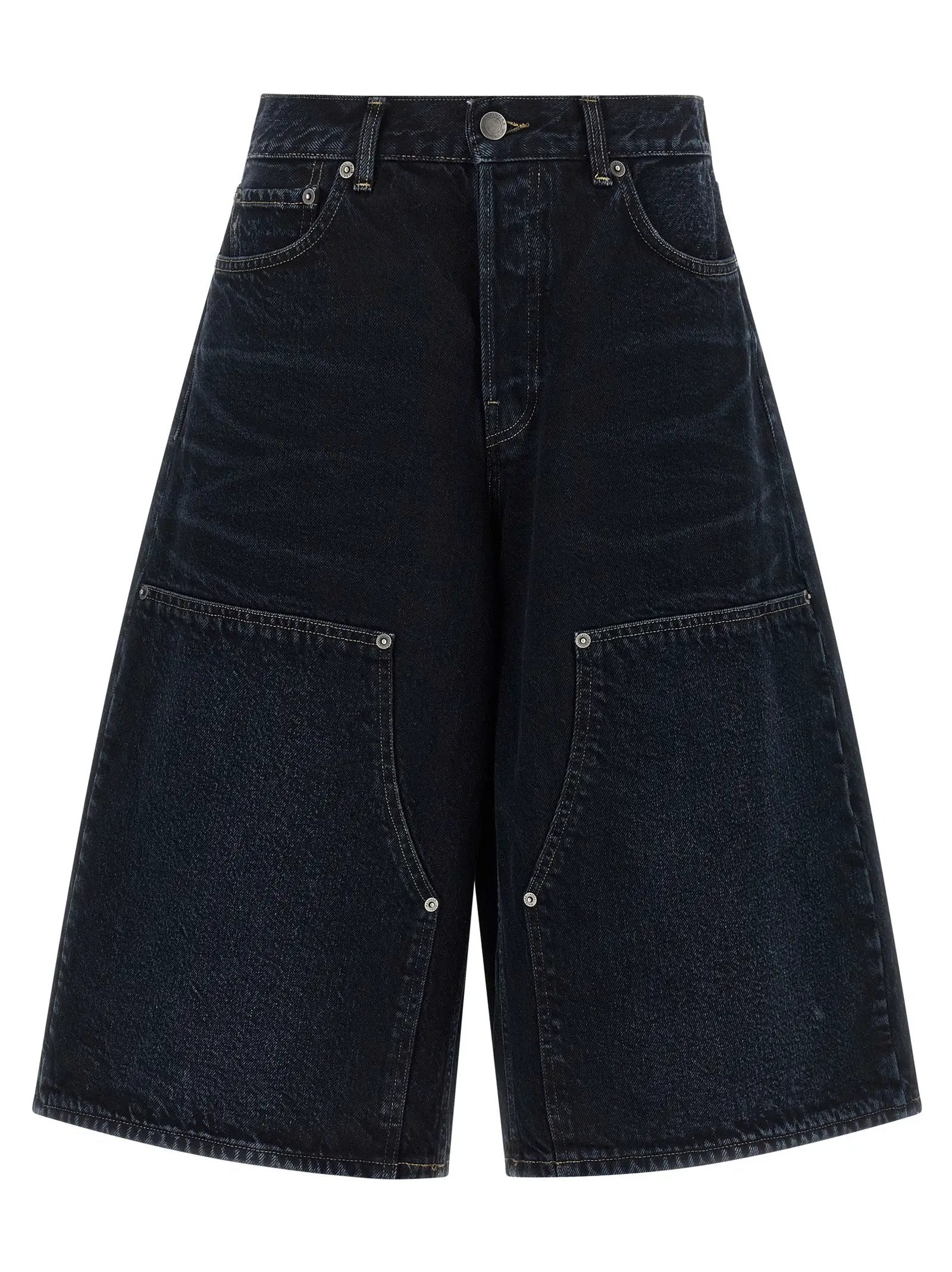 Bermuda en coton bleu Haikure