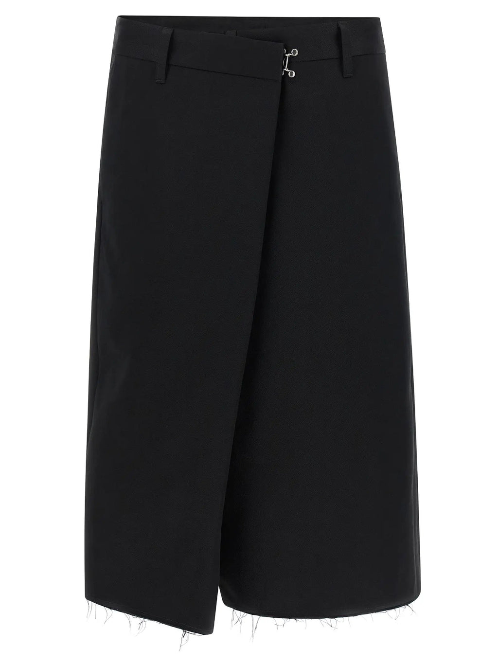 Maison Margiela Black Cotton Bermuda Shorts