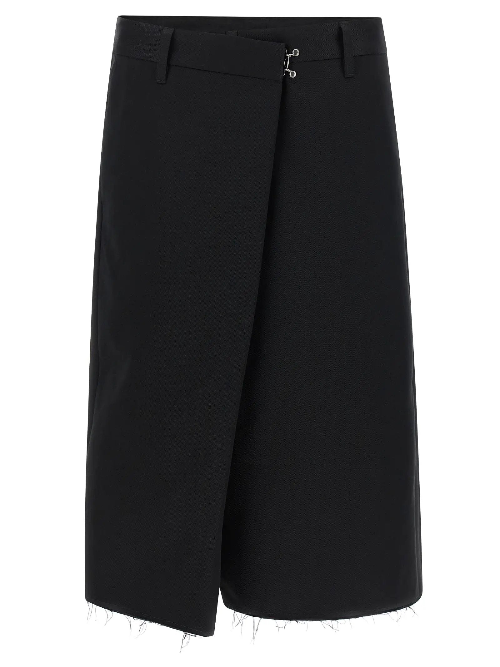 Maison Margiela Black Cotton Bermuda Shorts