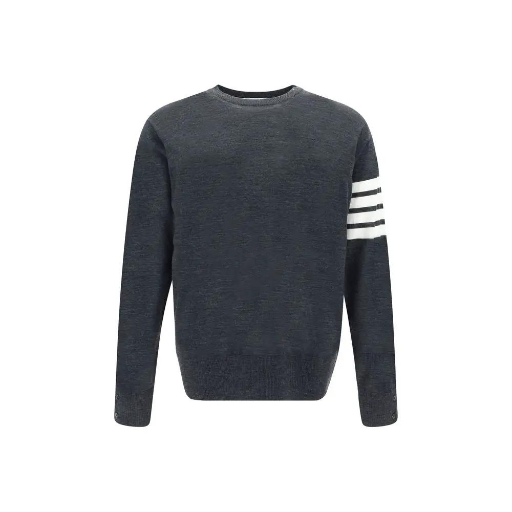 Thom Browne Gray Wool Oves Aries Sweatshirt