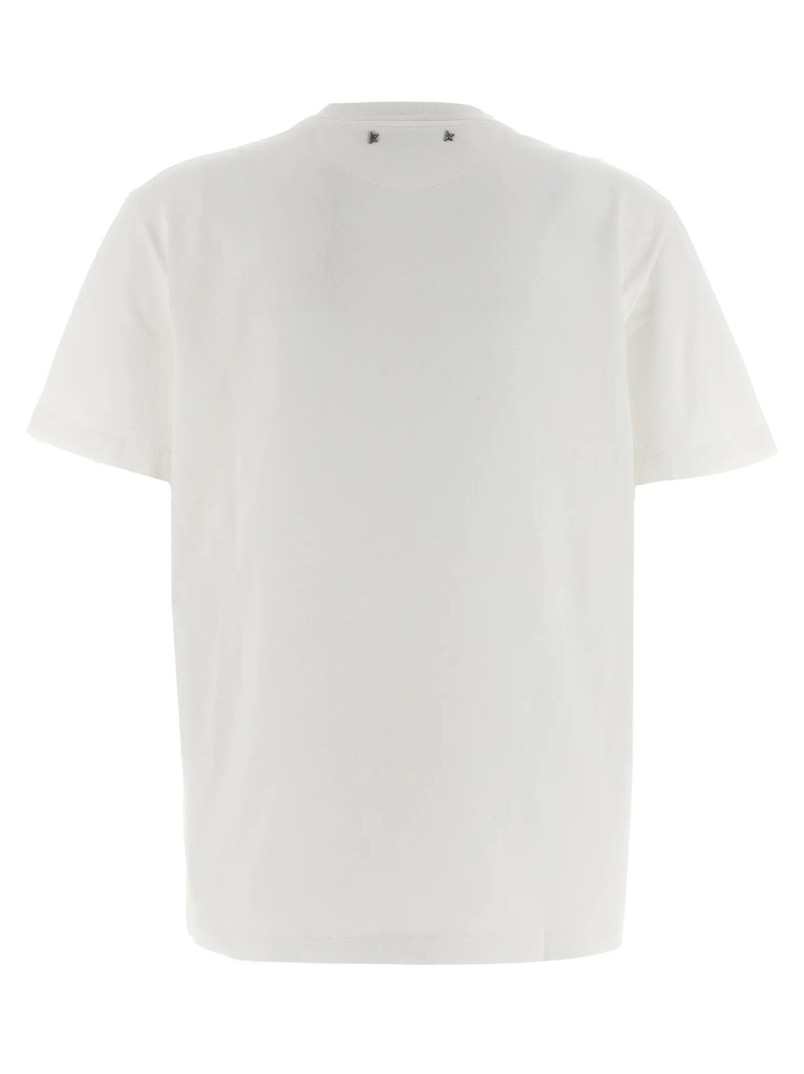 T-shirt en coton blanc Golden Goose