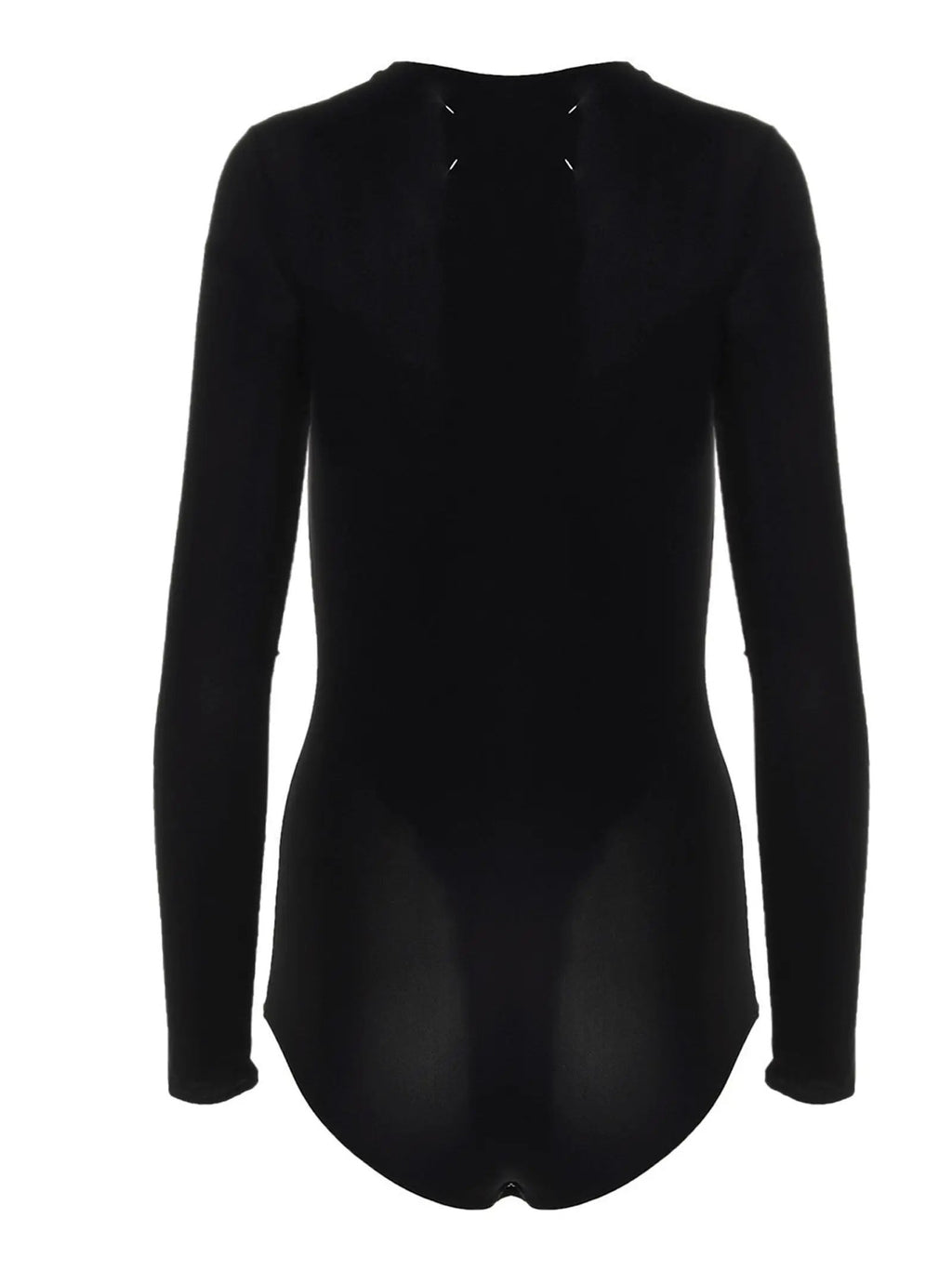 Maison Margiela Black Polyamide Bodysuit