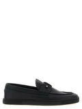 Christian Louboutin Black Calfskin Slip-On Loafers