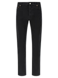 Gucci Black Cotton Straight-Leg Jeans