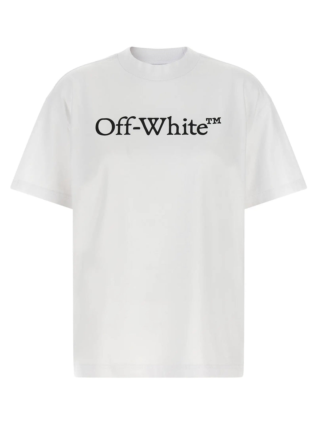T-shirt en coton blanc cassé