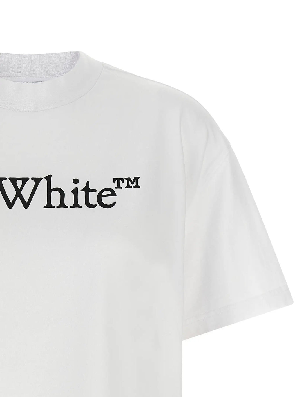 T-shirt en coton blanc cassé