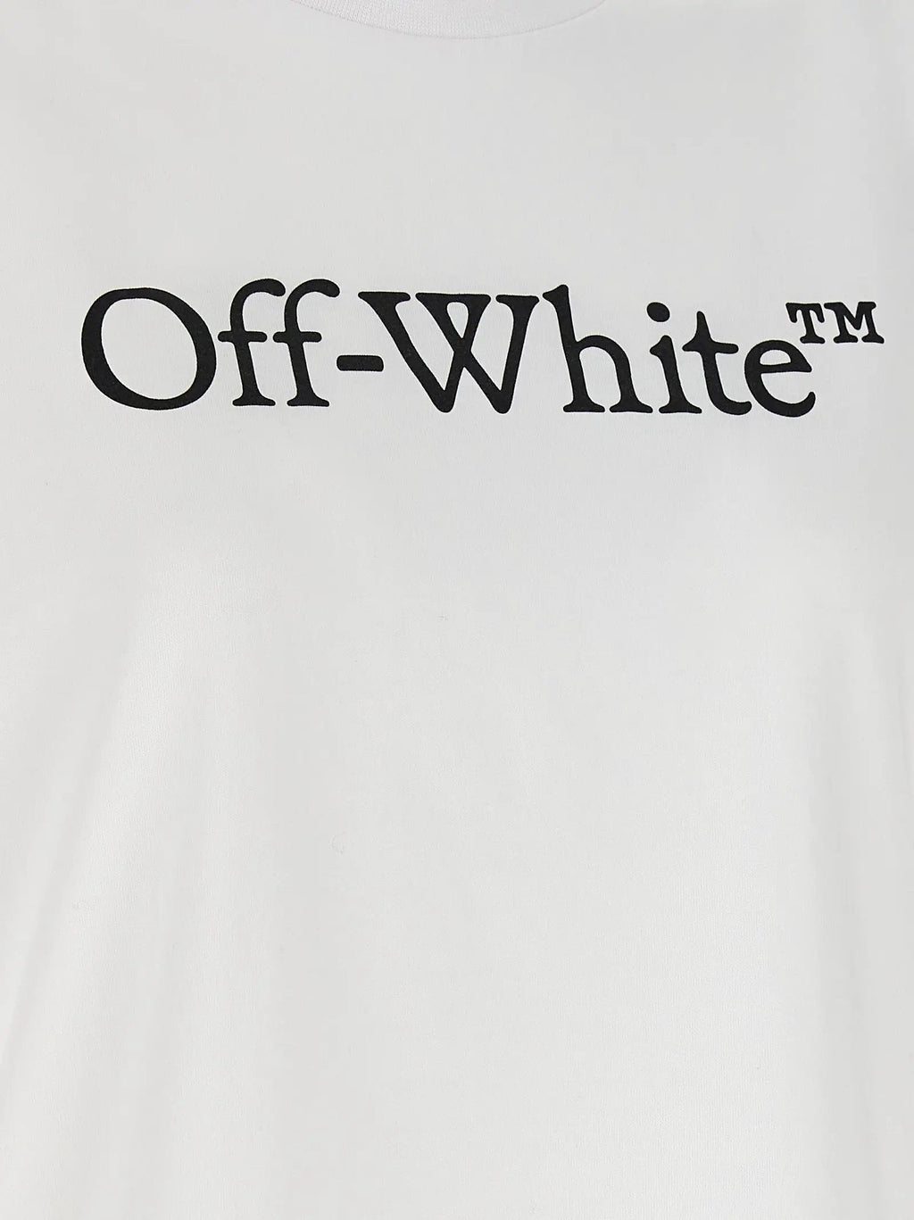 T-shirt en coton blanc cassé
