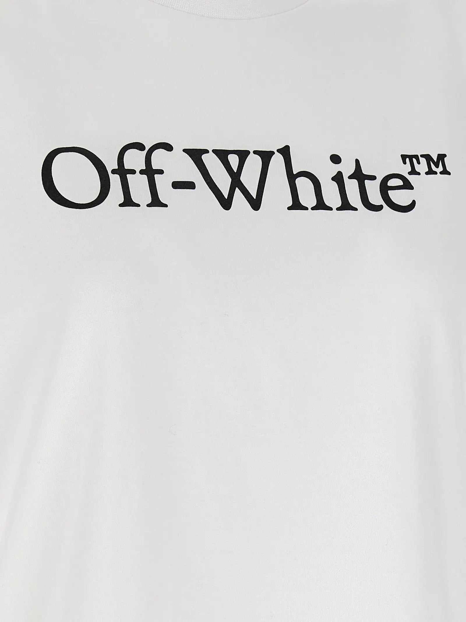 T-shirt en coton blanc cassé
