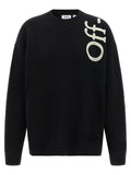 Off-White Bicolor Wool Cardigan