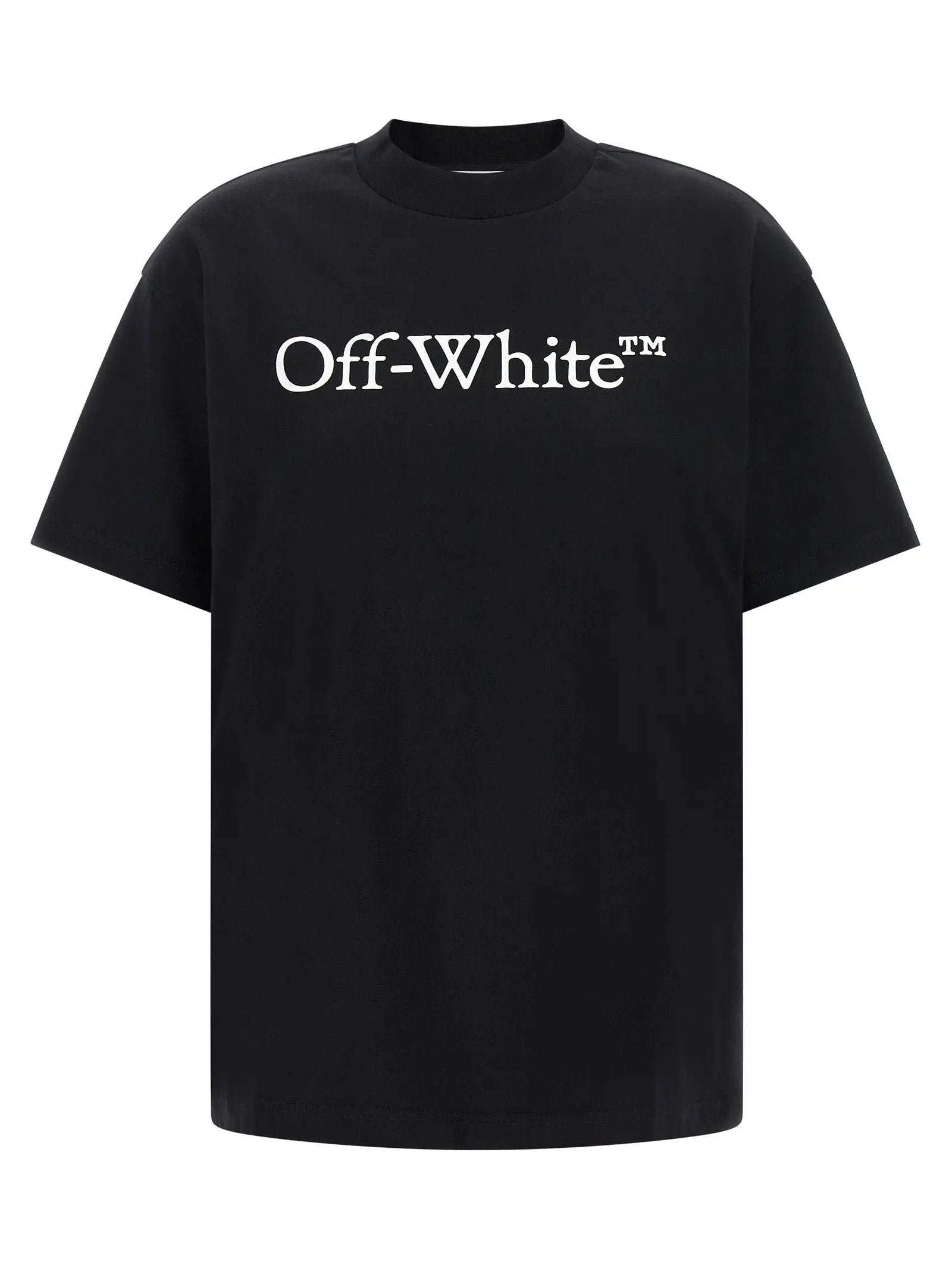 T-shirt Off-White en coton noir