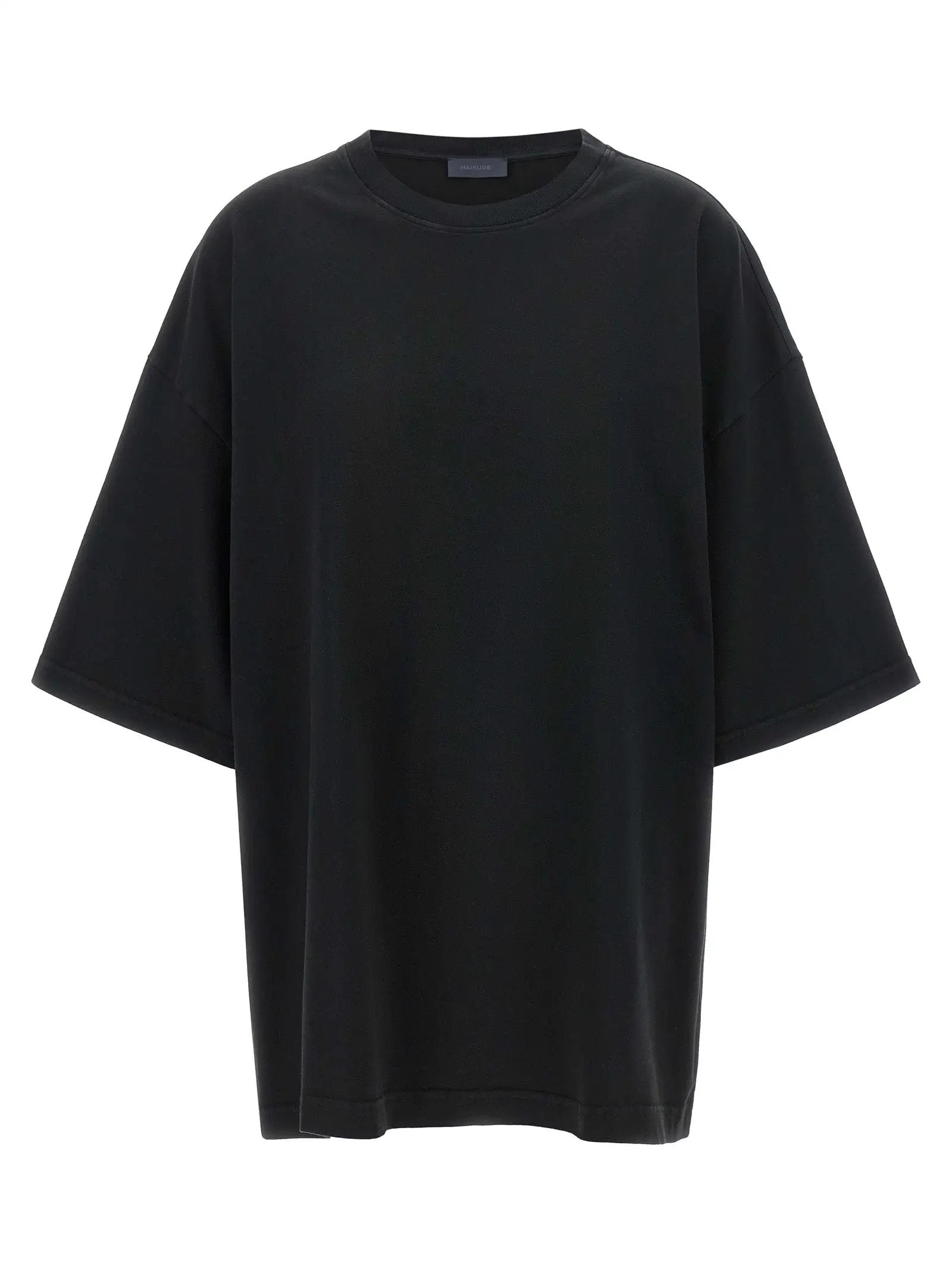 T-shirt en coton noir Haikure