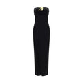 Balmain Black Viscose Cocktail Dress