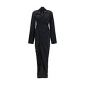 Rick Owens Black Viscose Casual Dress