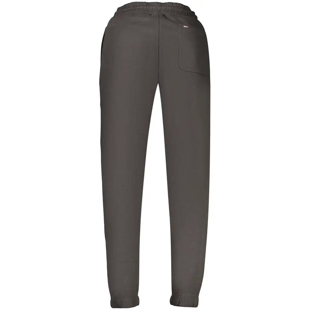 Tommy Hilfiger Black Cotton Mens Trousers