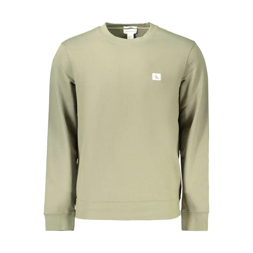Calvin Klein Green Cotton Mens Sweatshirt