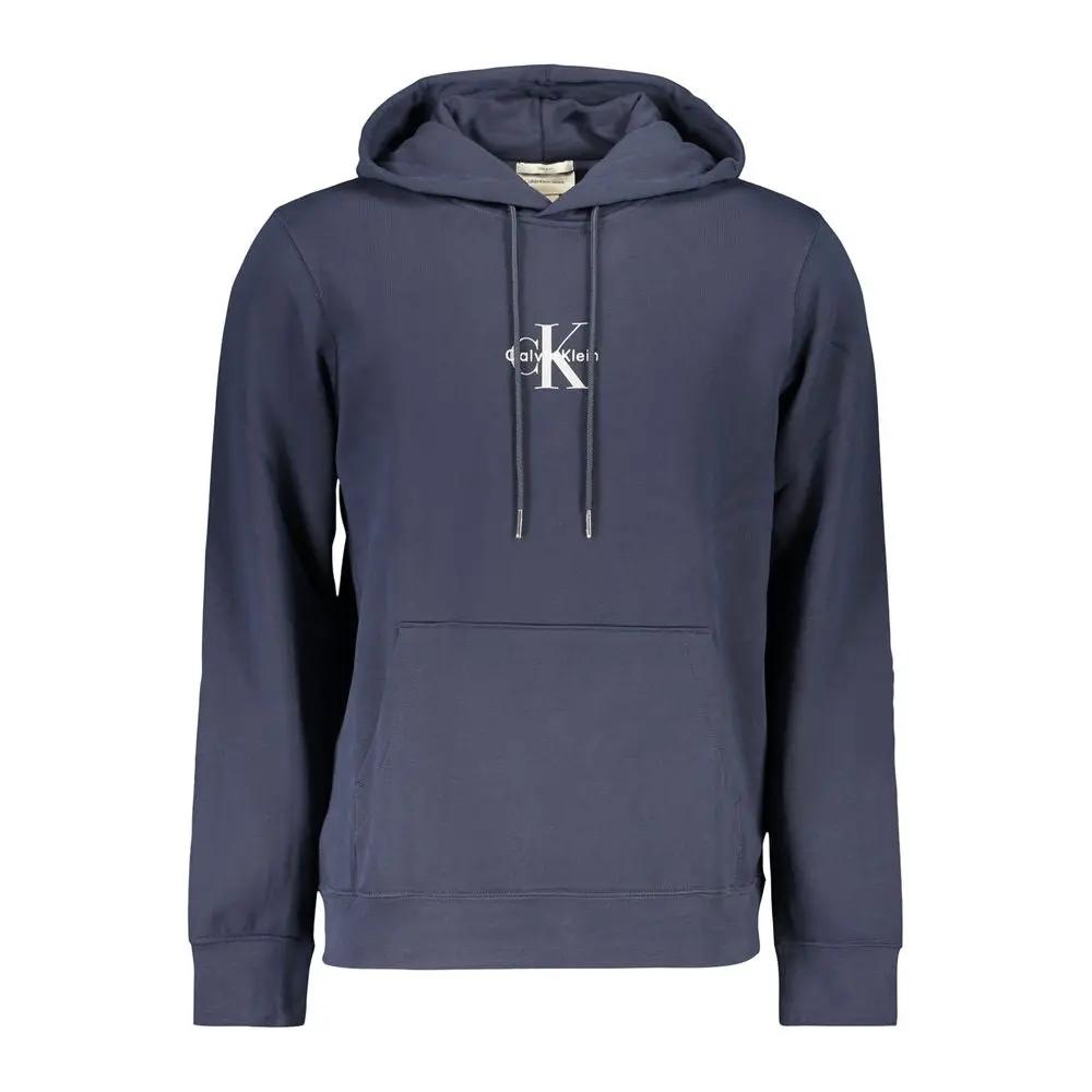 Calvin Klein Blue Cotton Men Sweater
