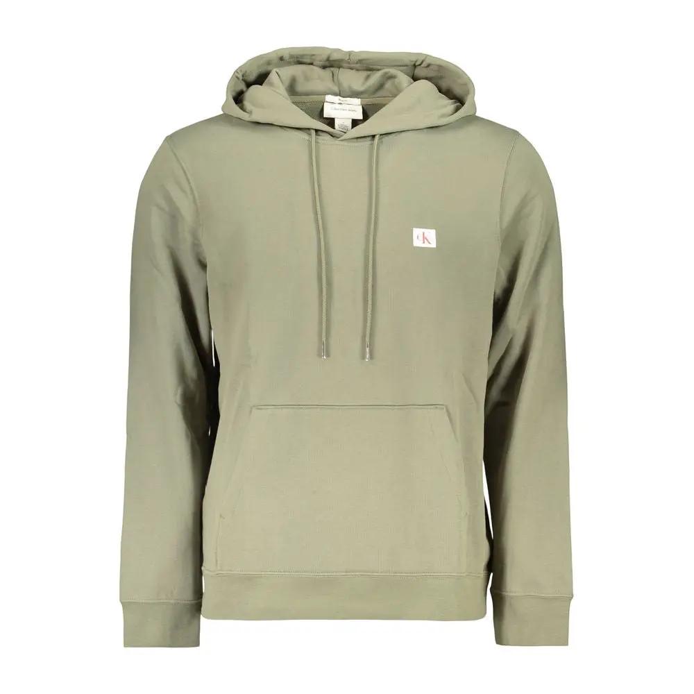 Calvin Klein Green Cotton Men's Hoodie