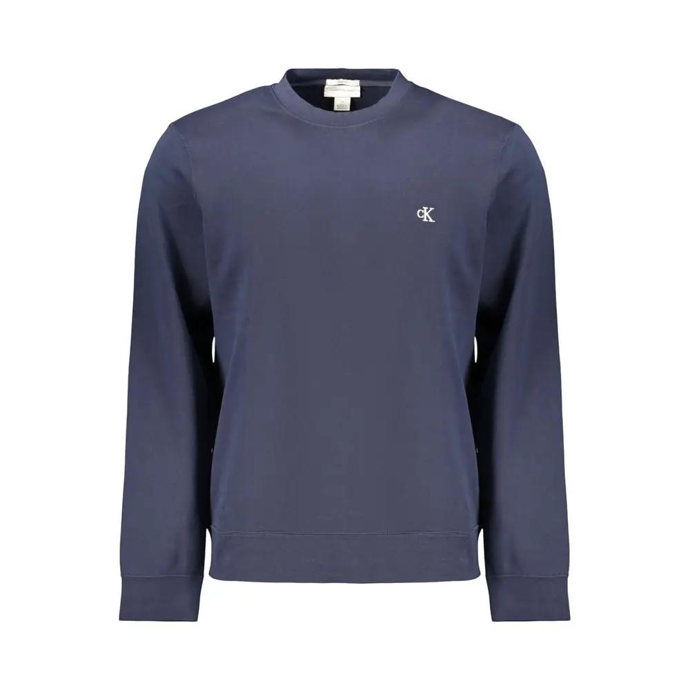 Calvin Klein Blue Cotton Men's Sweatshirt