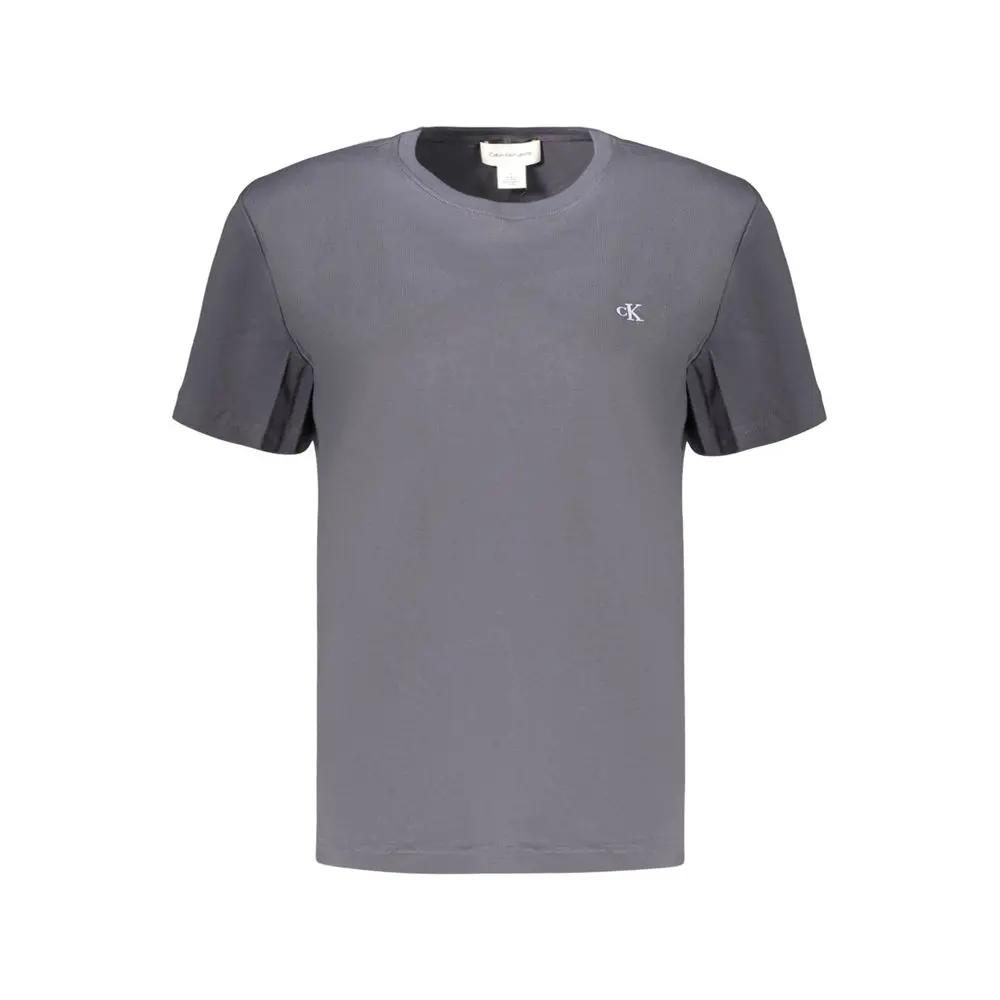 Calvin Klein Gray Cotton Women's T-Shirt
