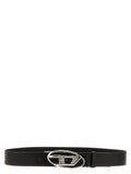 Diesel Black Other Fibres Regular Belt
