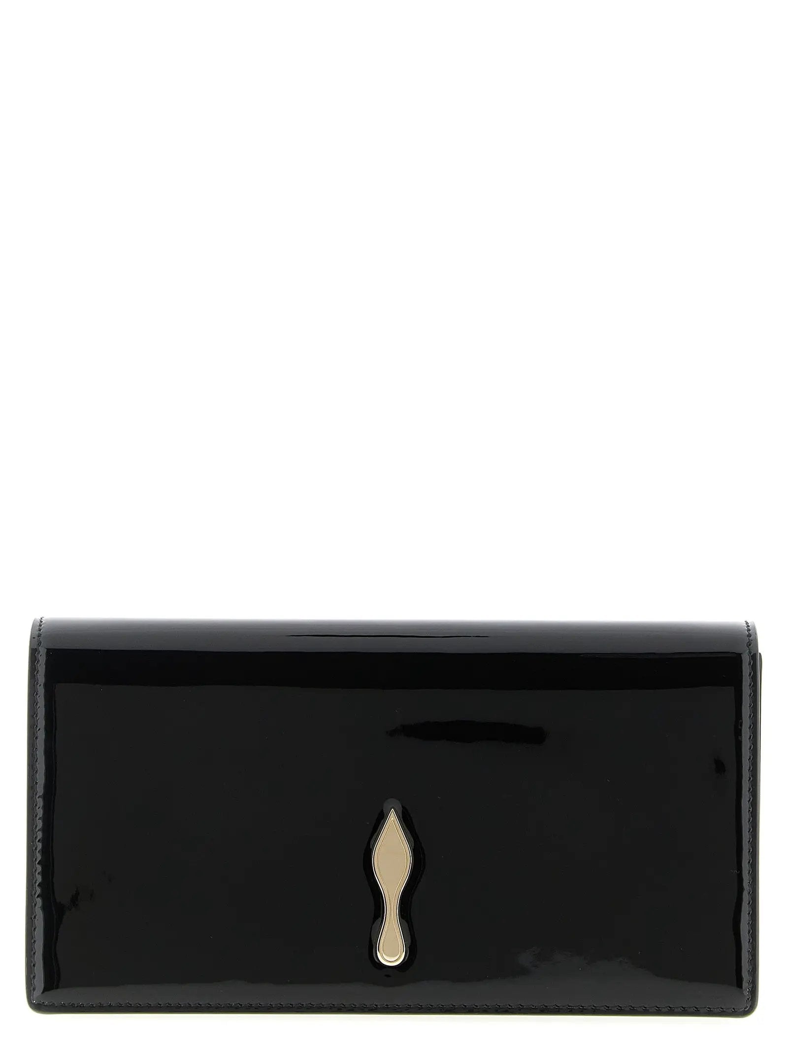 Christian Louboutin Black Calfskin Clutch Bag