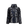PINKO Black Polyamide Full-Length Jacket