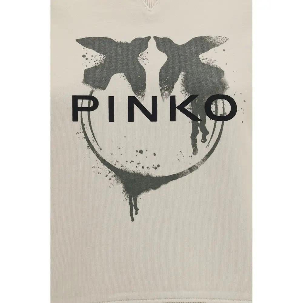 PINKO Beige Cotton Sweatshirt