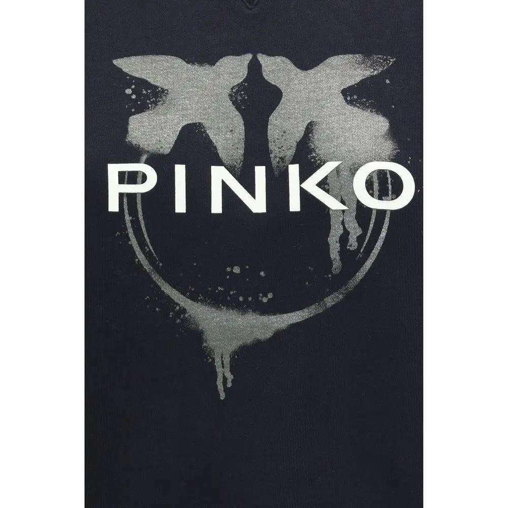 PINKO Sweat-shirt en coton noir